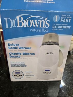 Dr. Brown's Deluxe Bottle Warmer in White NWT